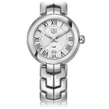 Tag Heuer Link Roman Numeral Silver Dial Silver Steel Strap Watch for Women - WAT1416.BA0954