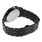 Versace Univers Quartz Black Dial Black Steel Strap Watch for Men - VEBK00618