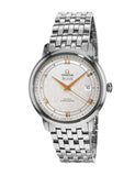 Omega De Ville Prestige Co Axial Silver Dial Silver Steel Strap Watch for Men - 424.10.40.20.02.004