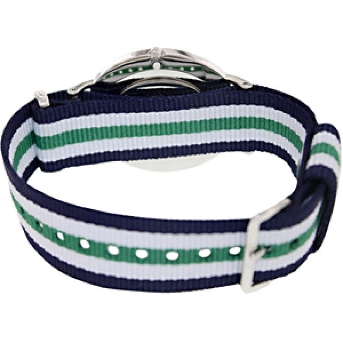 Daniel Wellington Classic Nottingham White Dial Two Tone NATO Strap Watch For Men - 0208DW