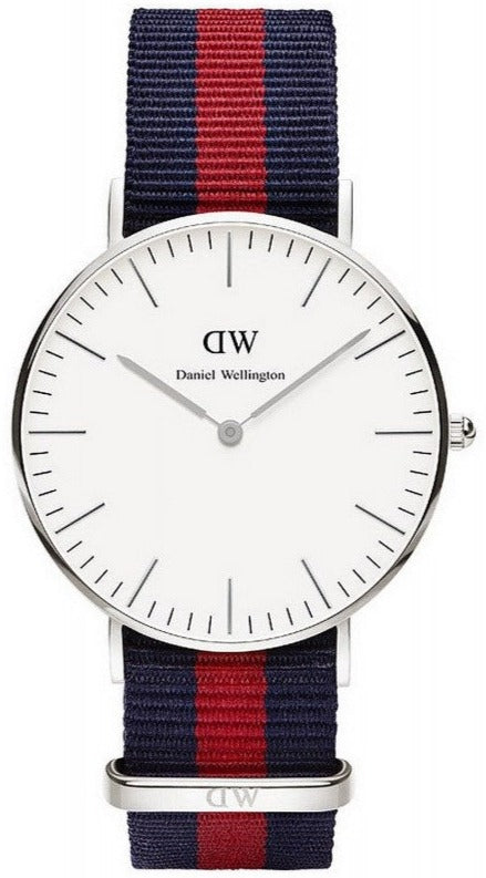 Daniel Wellington Classic Oxford White Dial Two Tone NATO Strap Watch For Women - DW00100046