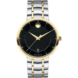 Movado 1881 Automatic Black Dial Two Tone Steel Strap Watch For Men - 0606916