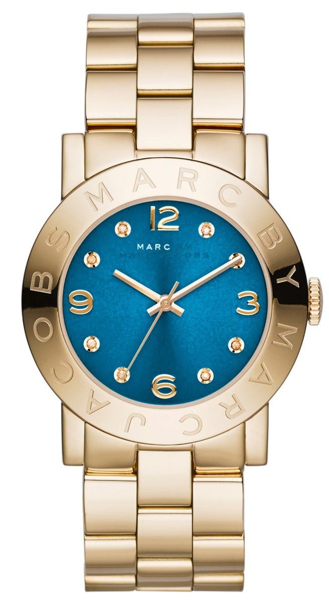 Marc By Marc Jacobs Amy Gold Tone Watch Mother of Pearl Dial Women\'s w/ Box Marc Jacobs Mini Amy Watch Women 26mm Black Dial Rose Gold  main image 3