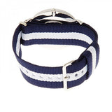 Daniel Wellington Classic Glasgow White Dial Two Tone NATO Strap Watch For Men - DW00100018