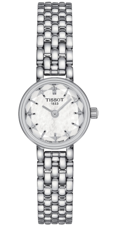 Tissot T Lovely Mother of Pearl Dial Silver Steel Strap  display picture 2