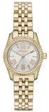 š Michael Kors Lexington Quartz Silver Dial Gold Steel Strap Watch For Women - MK3229 (100% off)