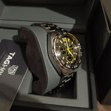 Tag Heuer Formula 1 Chronograph Grey Dial Silver Steel Strap Watch for Men - CAZ101AG.BA0842