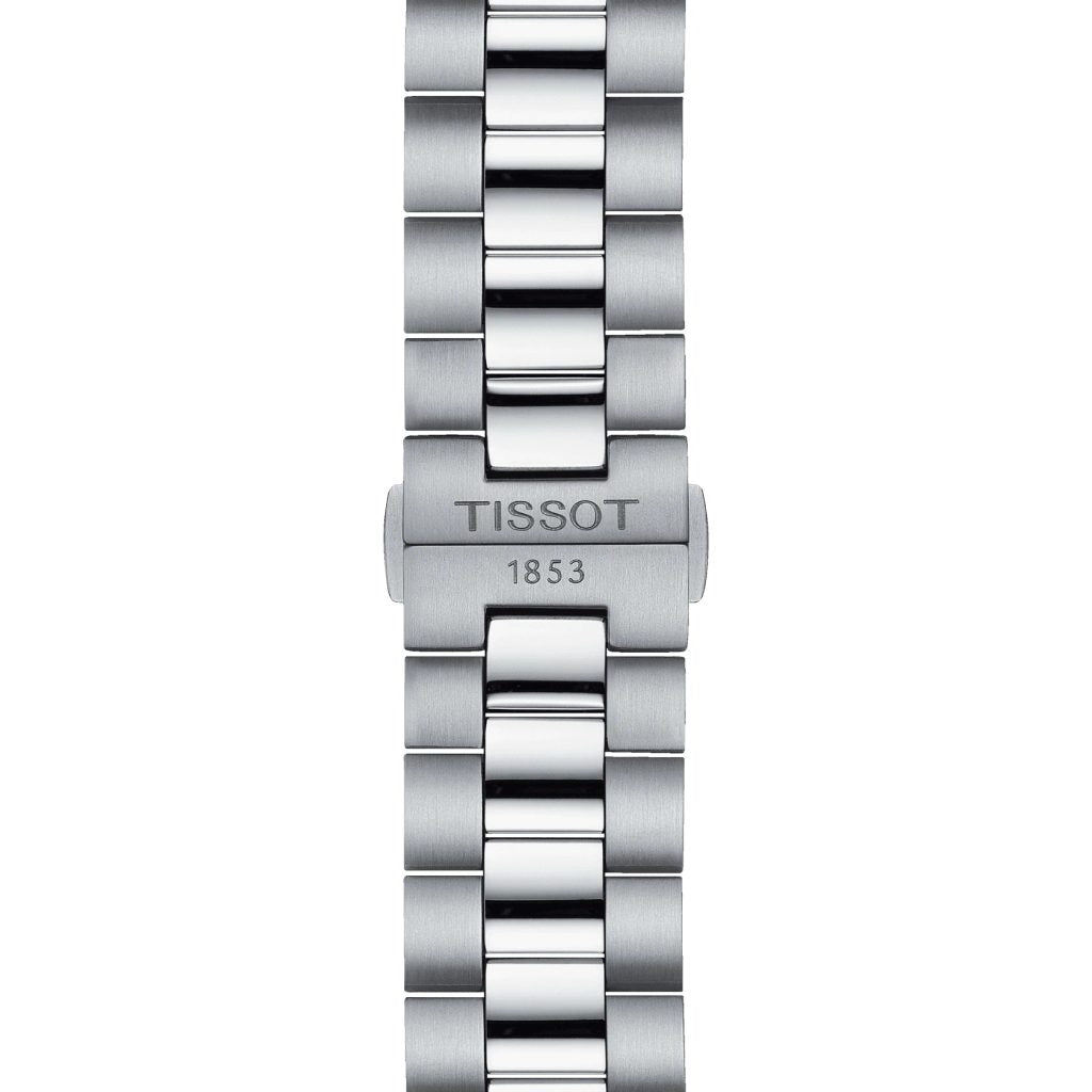 Tissot T Classic PR 100 Sport Chronograph Black Dial Silver Steel Strap Watch for Men - T101.617.11.051.00