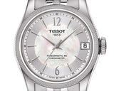 Tissot Ballade Powermatic 80 Automatic Mother of Pearl Dial Silver Steel Strap Watch For Women - T108.208.11.117.00