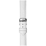 Tissot Dressport Chronograph Mother of Pearl Dial White Leather Strap Watch for Women - T050.217.17.117.00