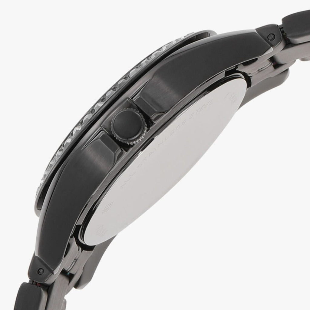 Fossil Riley Multifunction Black Dial Black Steel Strap Watch for Women - ES4519