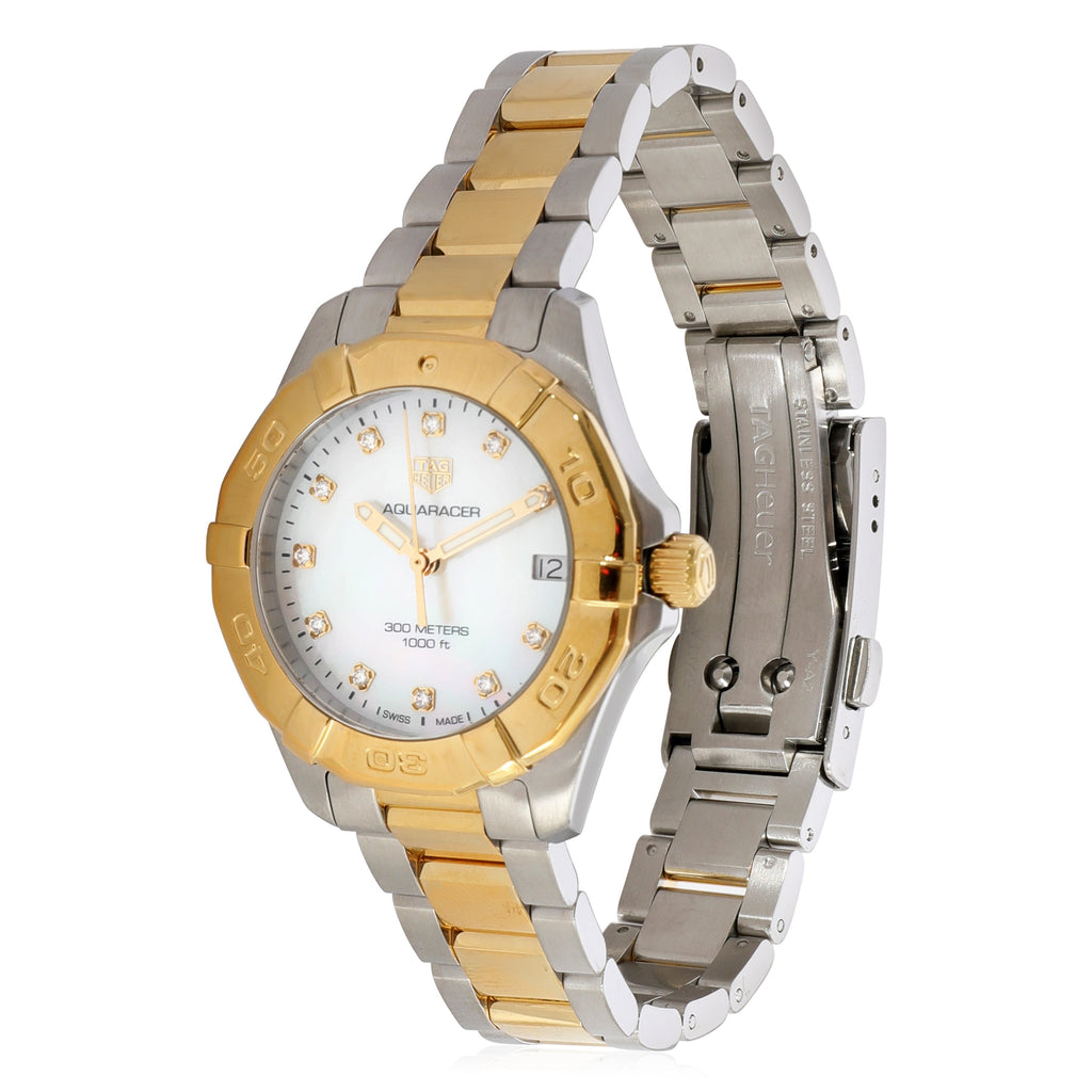 Tag Heuer Aquaracer White Mother of Pearl Dial Watch for Women - WBD1322.BB0320