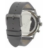 Hugo Boss Architectural Grey Dial Grey Leather Strap Watch for Men - 1513570