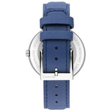 Gucci Interlocking G Blue Dial Blue Leather Strap Watch For Women - YA133322