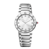 Bvlgari Bvlgari Bvlgari Lady Diamonds Silver Dial Silver Steel Strap Watch for Women - BVLGARI103696