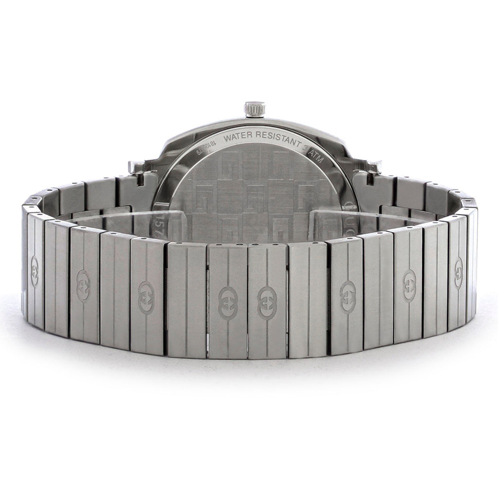 Gucci Grip Disney Mickey Mouse Silver Dial Silver Steel Strap Watch For Women - YA157418