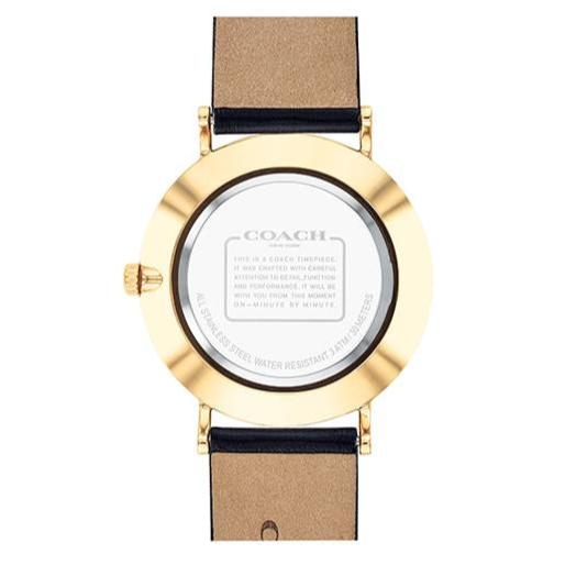 Coach Perry Black Dial Black Leather Strap Watch for Women - 14503042