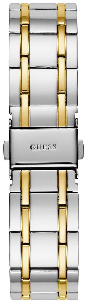 Guess Montauk Silver Dial Two Tone Steel Strap Watch for Women - W0933L5