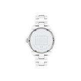 Coach Preston Mother of Pearl Dial White Steel Strap Watch for Women - 14503661