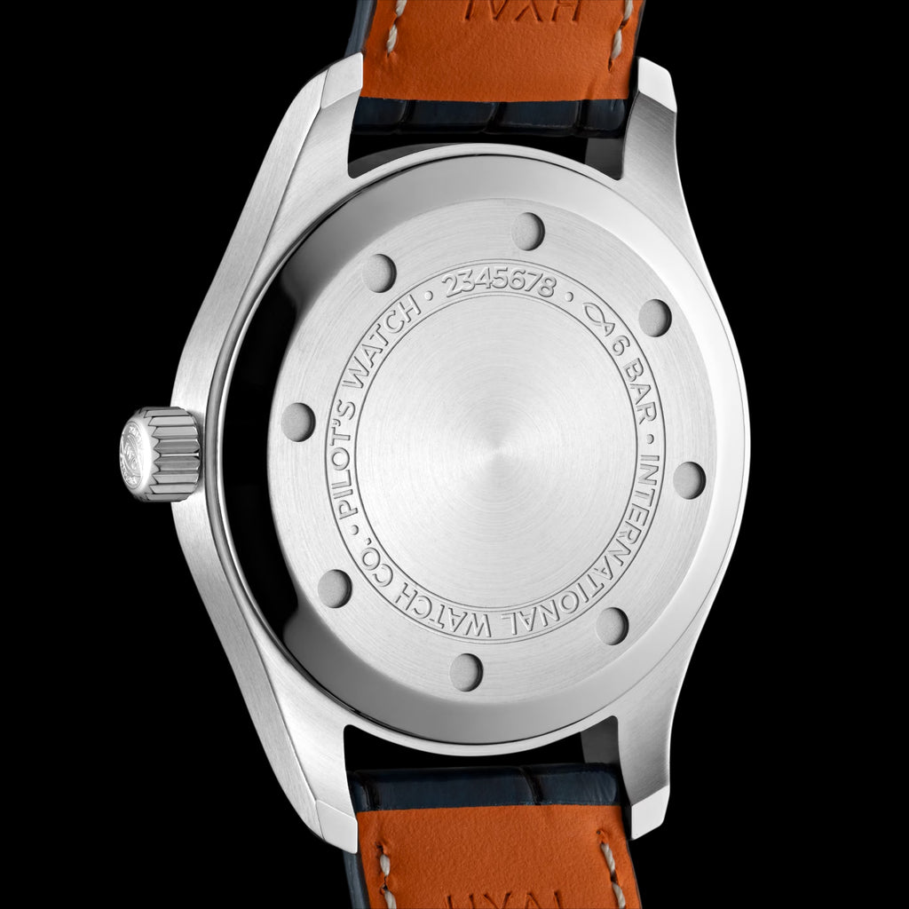 IWC Pilot's Mark XVIII 40mm Black Dial Black Leather Strap Watch for Men - IW327001