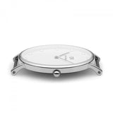 Daniel Wellington Classy Glasgow White Dial Two Tone Nylon Strap Watch For Women - DW00100082