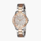 Guess Mist Quartz Silver Dial Two Tone Steel Strap Watch For Women - W0443L4