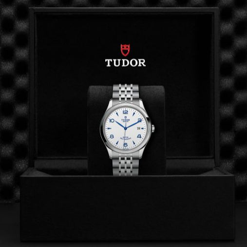 Tudor 1926 Automatic White Dial Silver Steel Strap Watch for Men - M91650-0005