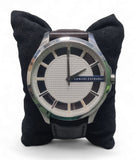 Armani Exchange Hampton Chronograph White Dial Brown Leather Strap Watch For Men - AX2187