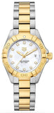 Tag Heuer Aquaracer Diamonds Mother of Pearl Dial Two Tone Steel Strap Watch for Men - WBD1422.BB0321