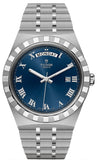 Tudor Royal Automatic Blue Dial Silver Steel Strap Watch for Men - M28600-0005