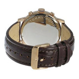 Tommy Hilfiger Aiden Quartz Blue Dial Brown Leather Strap Watch for Men - 1791308