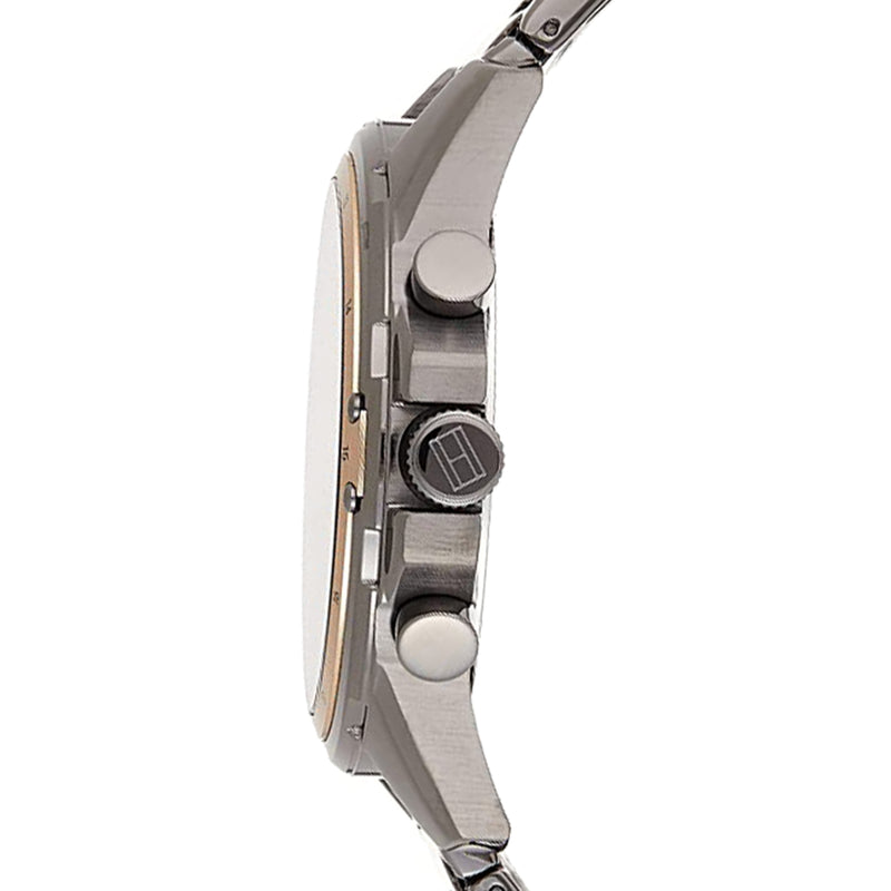 Tommy Hilfiger Mason Grey Dial Grey Steel Strap Watch for Men - 1791790
