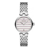 Emporio Armani Arianna Analog White Dial Silver Steel Strap Watch For Women - AR11195