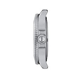 Tissot Seastar 1000 Mother of Pearl White Dial White Rubber Strap Watch for Women - T120.210.17.116.00