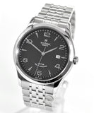 Tudor 1926 Automatic Black Dial Silver Steel Strap Watch for Men - M91650-0002