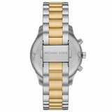 Michael Kors Berkley Chronograph Silver Dial Two Tone Steel Strap Watch For Women - MK7415