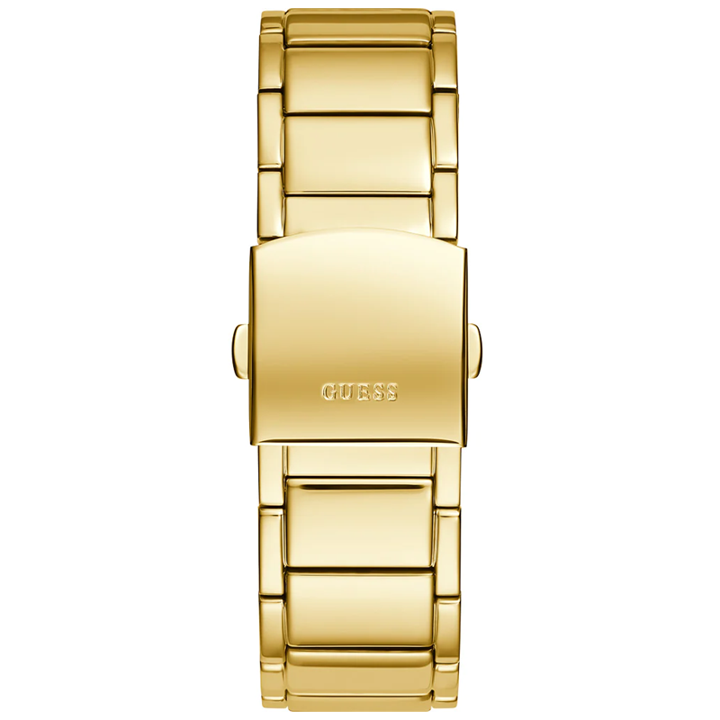 Guess Phoenix Multi Function Green Dial Gold Steel Strap Watch for Men - GW0456G3