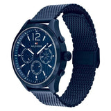 Tommy Hilfiger Gavin Chronograph Blue Dial Blue Mesh Bracelet Watch for Men - 1791471
