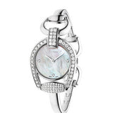 Gucci Horsebit Collection Diamonds Mother of Pearl Dial Silver Steel Strap Watch For Women - YA139505