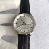 Mido Comander II Automatic Chronometer Silver Dial Black Leather Strap Watch For Men - M021.431.16.031.00