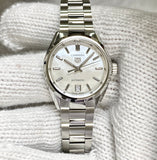Tag Heuer Carrera Mother of Pearl Dial Silver Steel Strap Watch for Women - WBN2410.BA0621