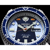 Seiko 5 Sports Honda Super Cub Limited Edition Blue Dial Two Tone NATO Strap Watch For Men - SRPK37K1