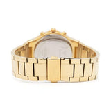 Michael Kors Berkley Chronograph Gold Dial Gold Steel Strap Watch For Women - MK7411