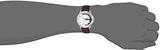 Armani Exchange Hampton Chronograph White Dial Brown Leather Strap Watch For Men - AX2187