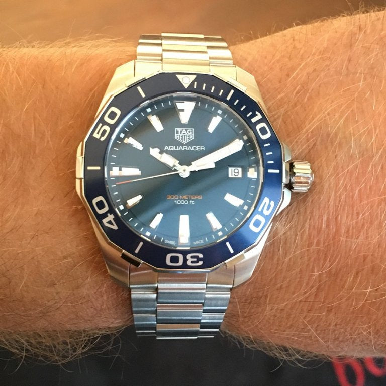 Tag Heuer Aquaracer Blue Dial Watch for Men - WAY111C.BA0928