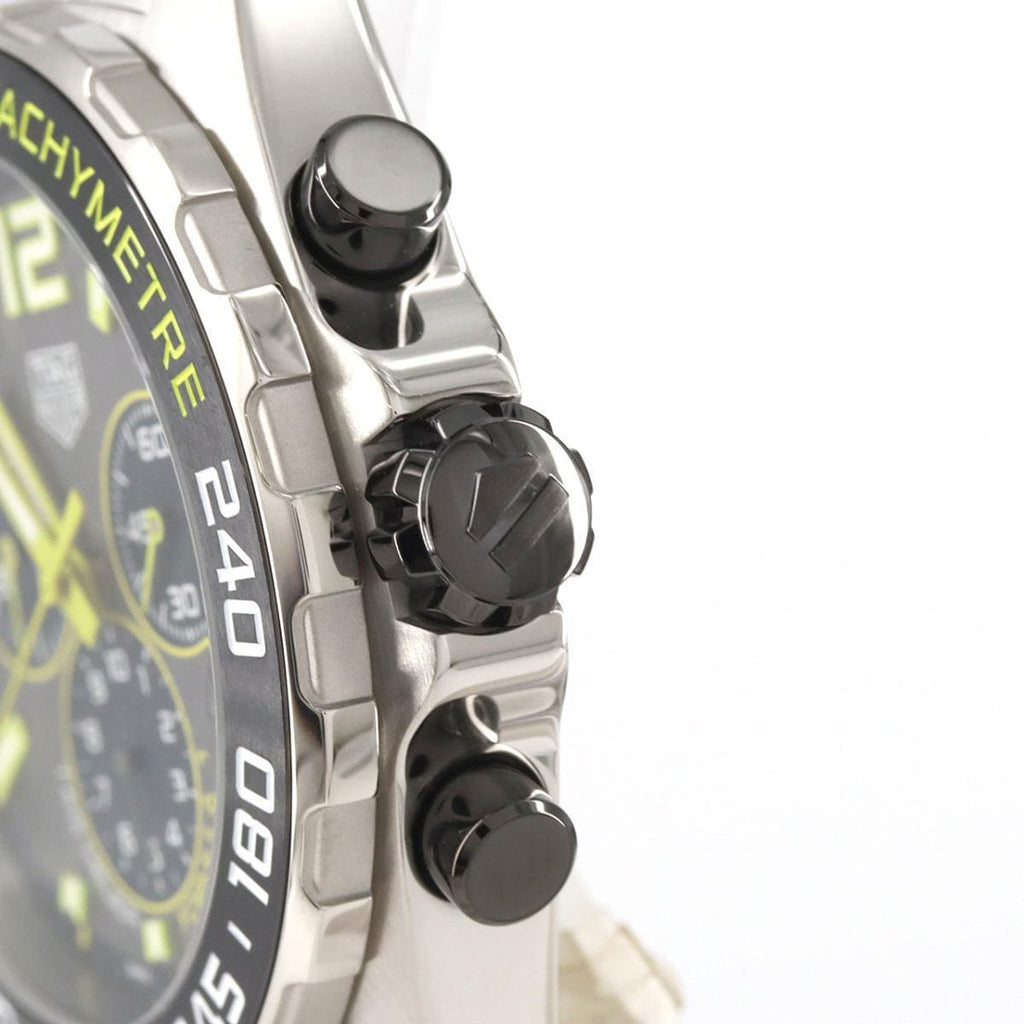 Tag Heuer Formula 1 Chronograph Grey Dial Silver Steel Strap Watch for Men - CAZ101AG.BA0842