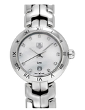 Tag Heuer Link Diamonds Mother of Pearl Dial Silver Steel Strap Watch for Women -  WAT1417.BA0954