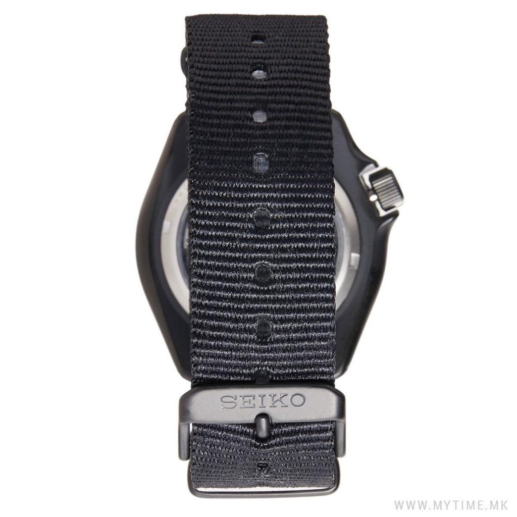 Seiko 5 Sports Automatic Black Dial Black NATO Strap Watch For Men - SRPD79K1