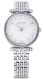 Swarovski Crystalline Wonder Silver Dial Silver Steel Strap Watch for Women - 5656929