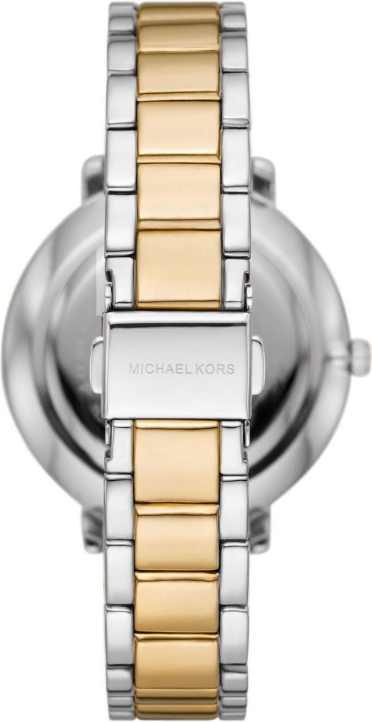 Michael Kors Pyper Three Hand White Dial Two Tone Steel Strap Watch For Women - MK4595
